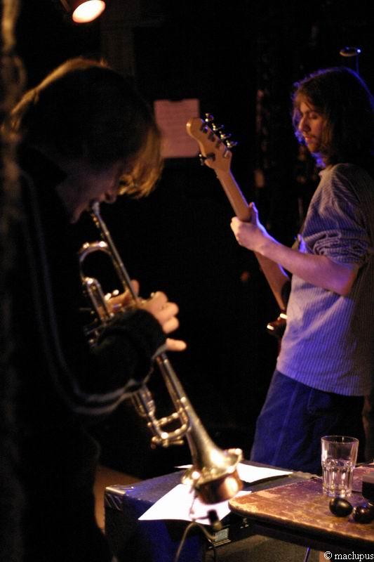 Pierre Mongeon and Johnny Ray Solid kick up some funk @ the Rivoli in Toronto (photo by maclupus)